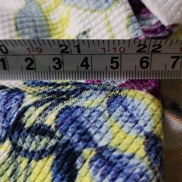 NWOT Torrid Floral White Mini Textured Knit Skater Set - Picture 7 of 14